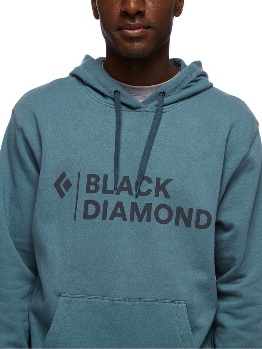 Black Diamond Men's Blue-Green Logo Hoodie